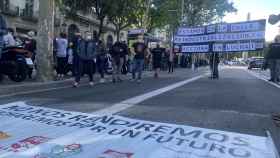 Manifestación de los trabajadores de Nissan en Barcelona / EUROPA PRESS