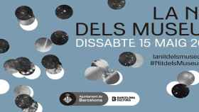 Cartel de 'La nit dels museus', que se pueden visitar gratis este sábado 15 de mayo / AYUNTAMIENTO DE BARCELONA
