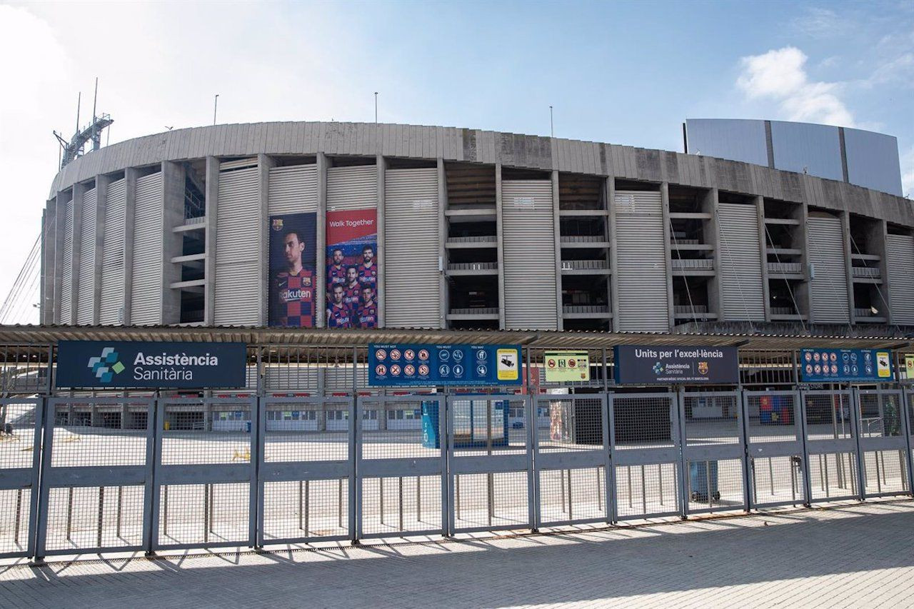 El Camp Nou, cercano a una zona de aparcamiento gratuito / EUROPA PRESS