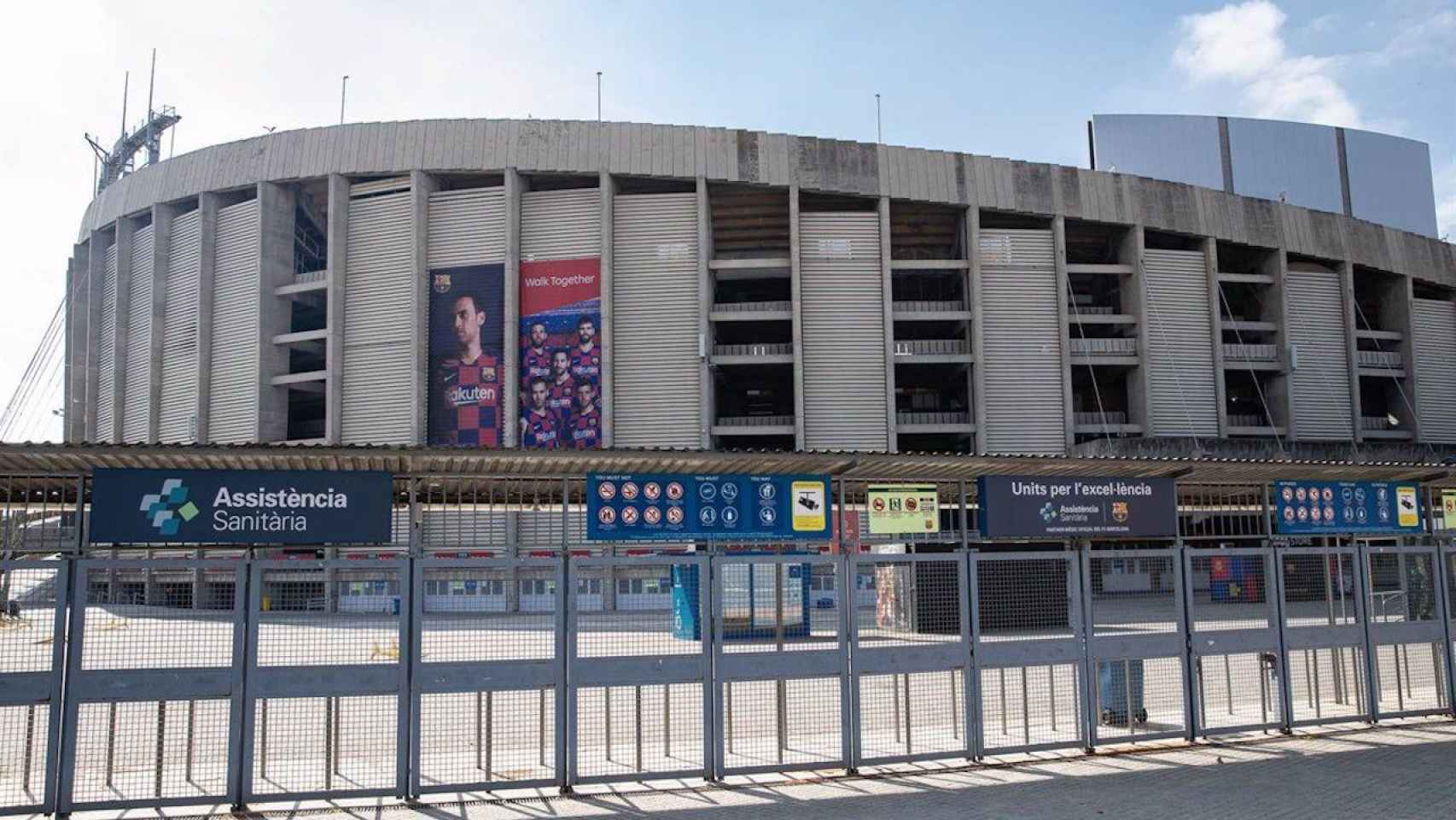 El Camp Nou, nuevo punto de vacunación / EUROPA PRESS