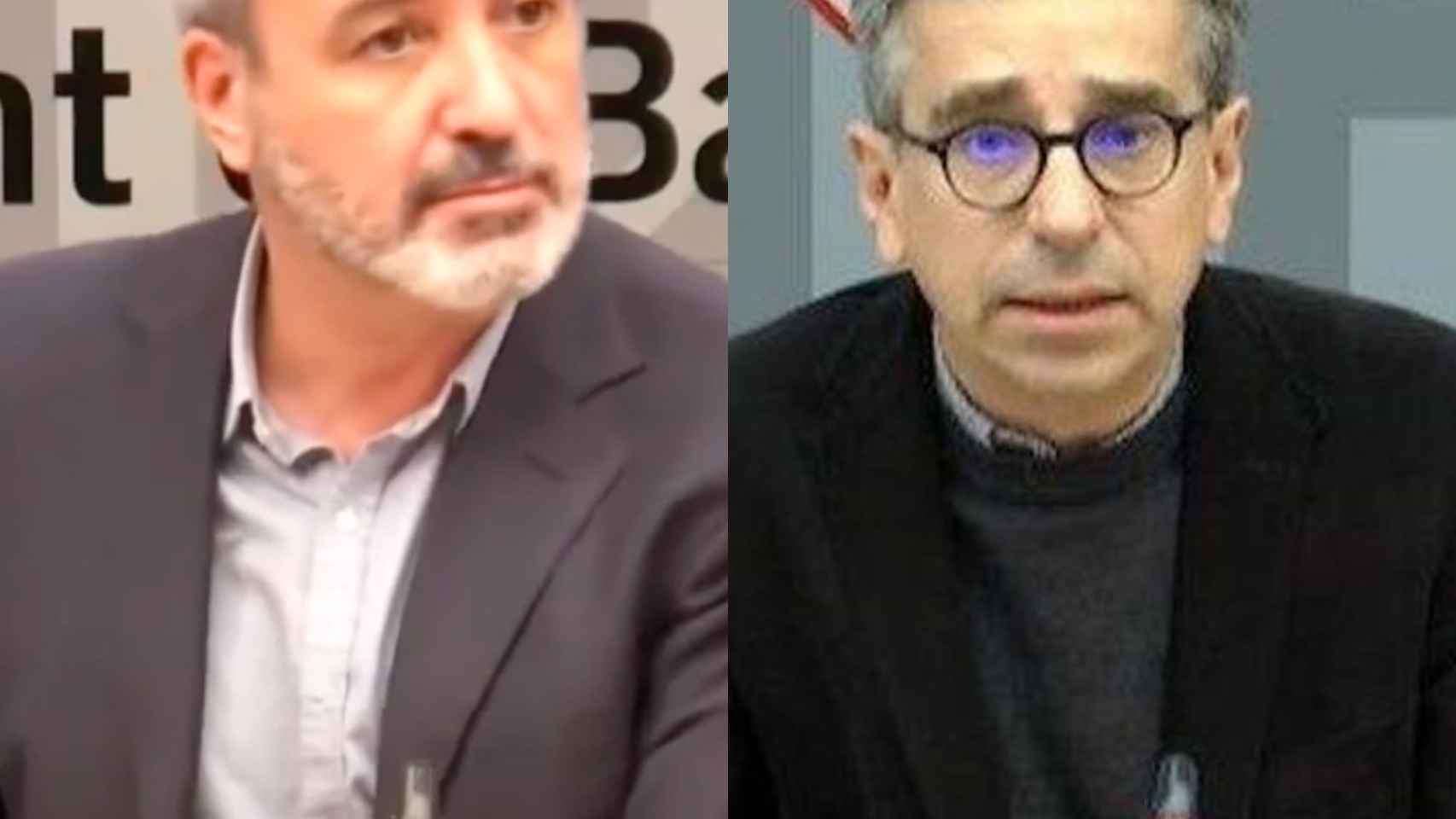 Jaume Collboni y Jordi Martí en un montaje de Metrópoli