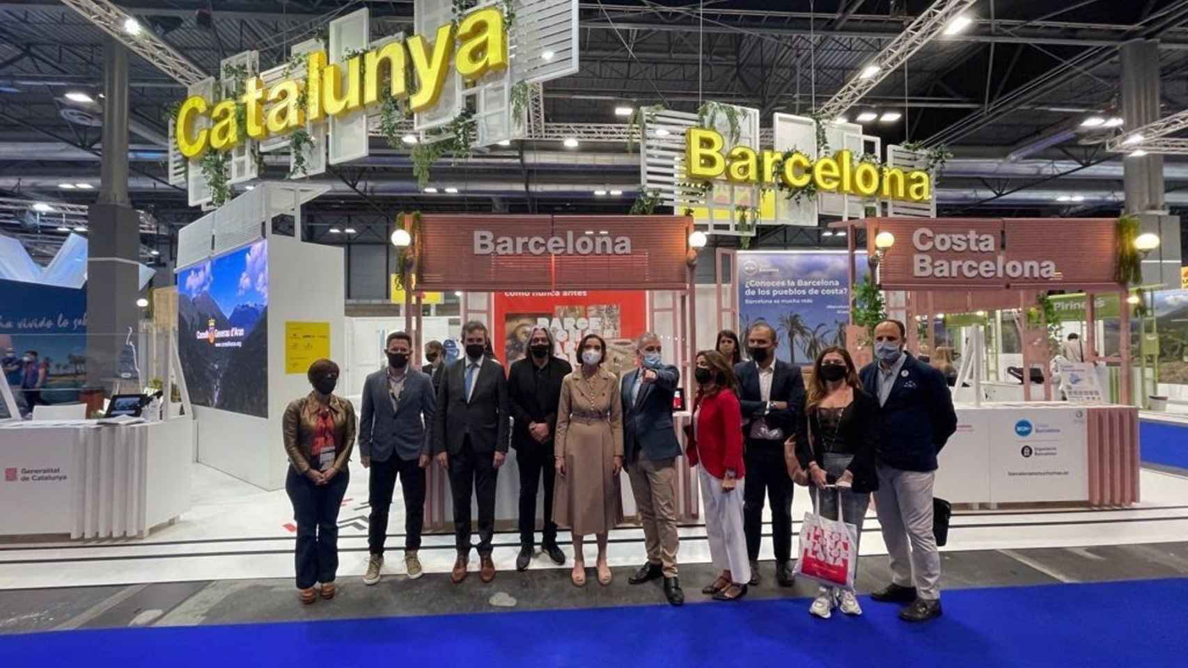 Representantes del Ayuntamiento de Barcelona en Fitur 2021 / AYUNTAMIENTO DE BARCELONA