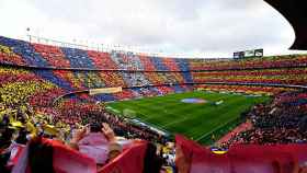 Aficionados del FC Barcelona en el Camp Nou / Redes