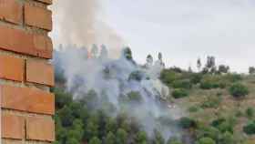 Incendio en el Parque Natural de Collserola / REDES