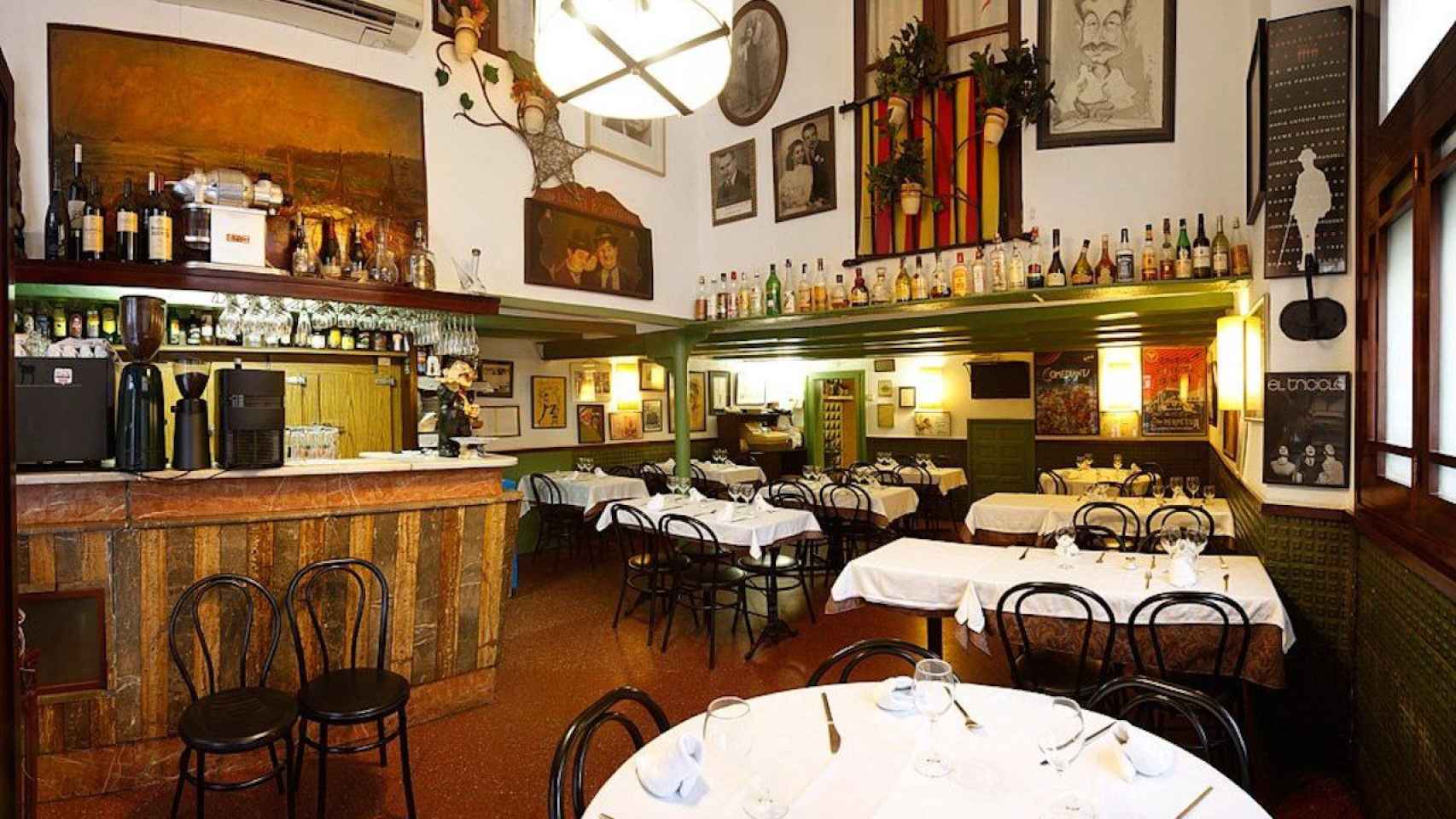 Interior del restaurante Can Lluís, en el Raval / FACEBOOK CAN LLUÍS