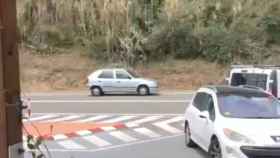 Vehículo fugándose de un control policial de Mossos en Mataró
