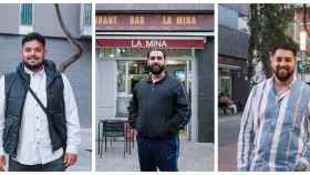 Iván, Jorge y Paco posan para Metrópoli Abierta en la Mina este miércoles / PABLO MIRANZO