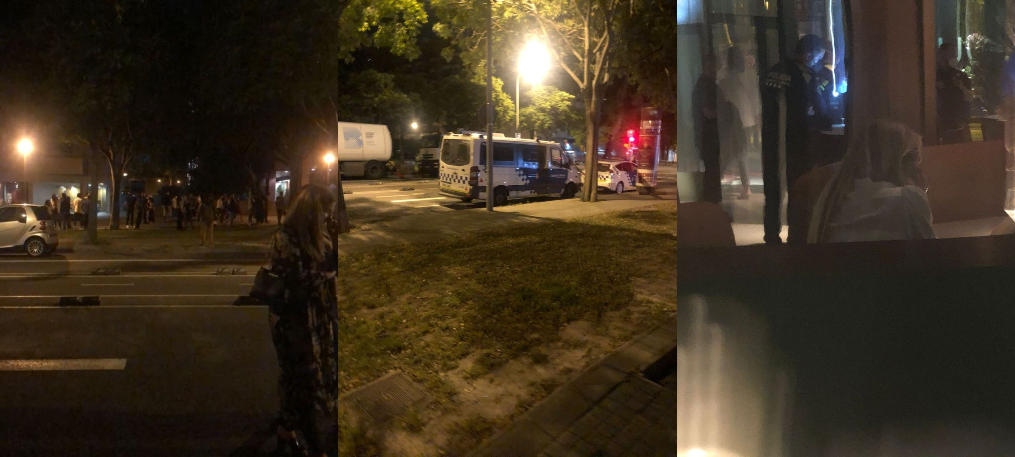 Desalojo de estudiantes de ESADE en el Ikibana de Sarrià, Barcelona / MA