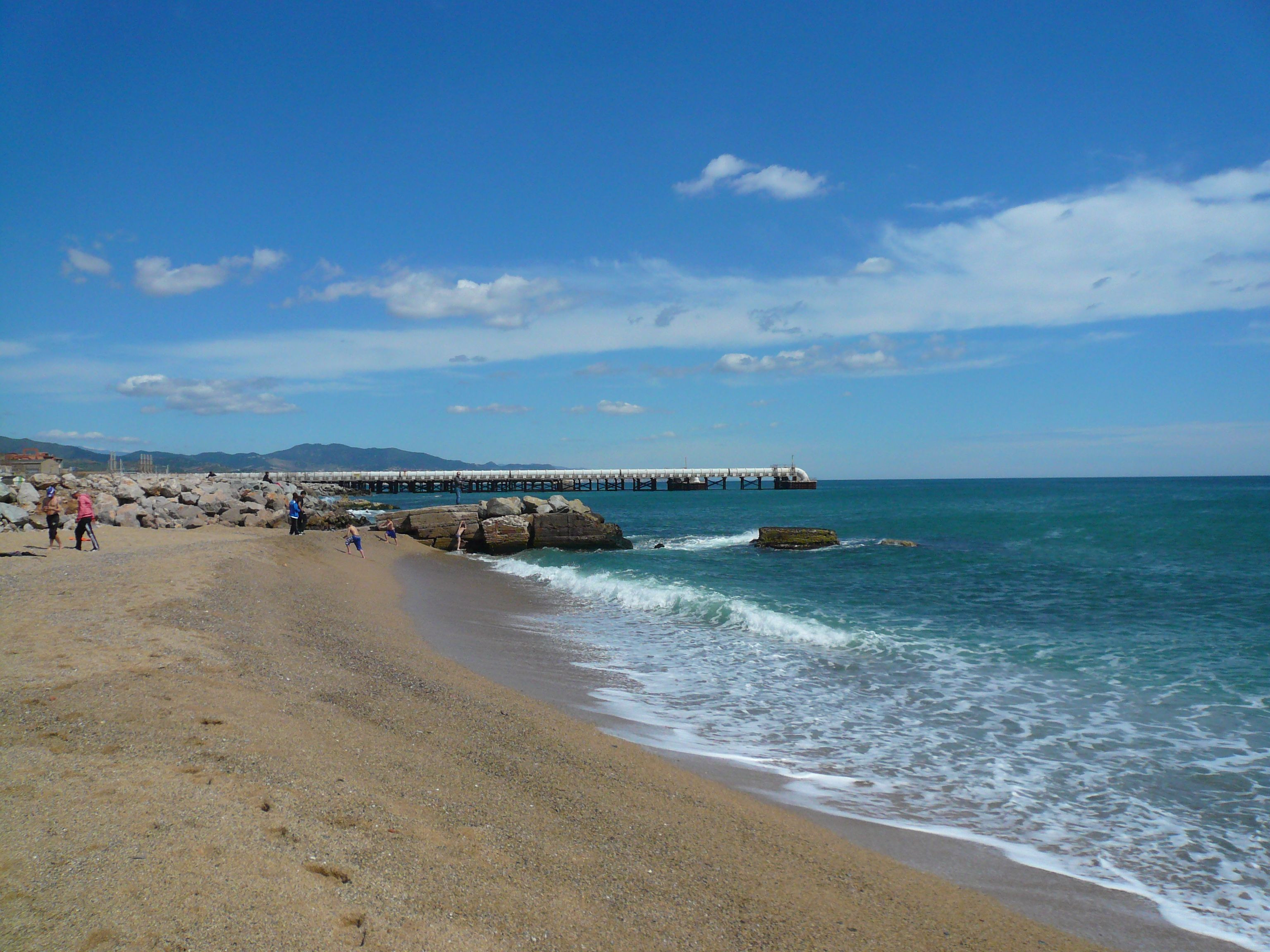 Playa de Sant Adrià de Besòs en una imagen de archivo