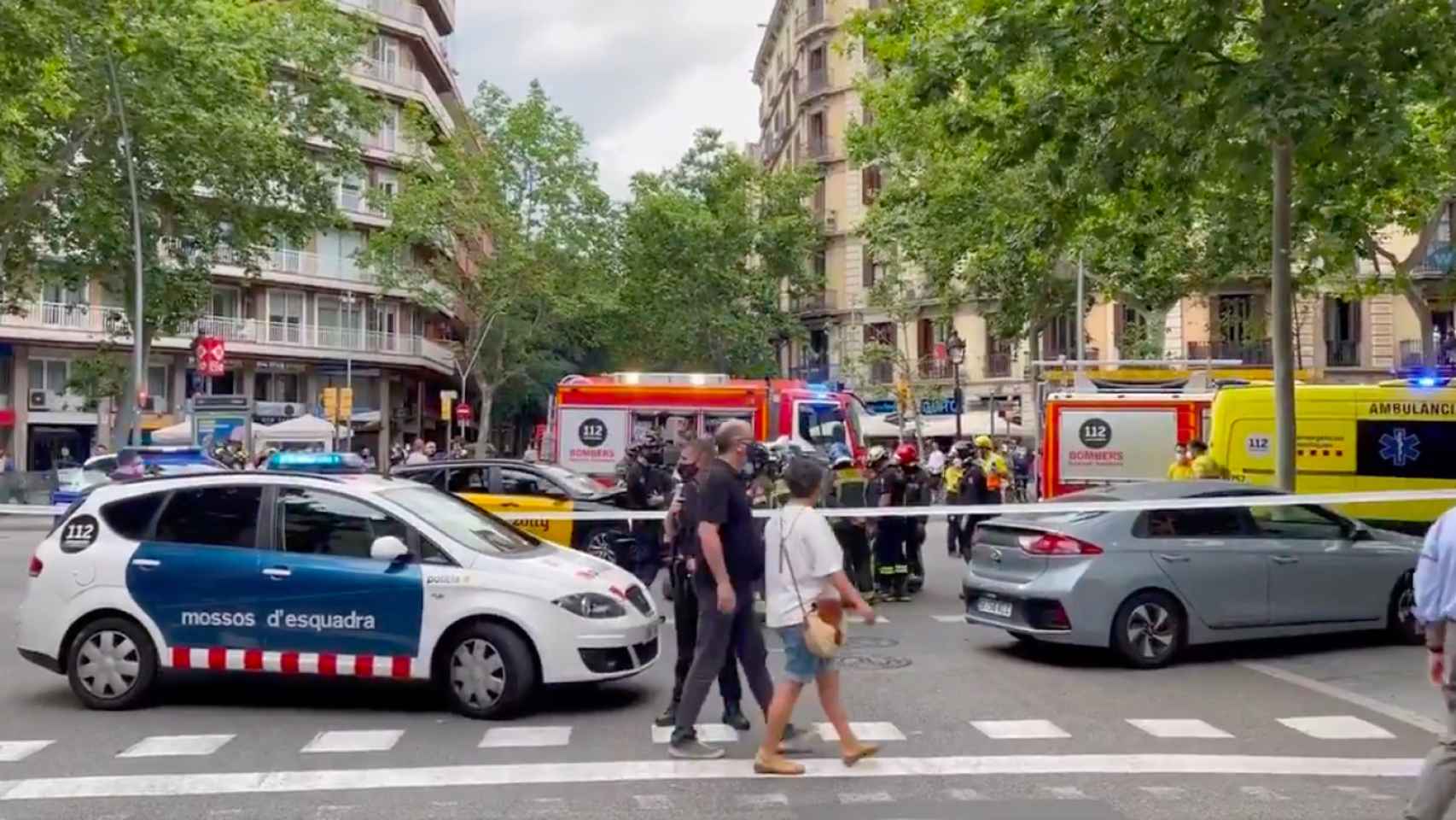 Accidente de tráfico en el centro de Barcelona en una imagen de archivo / LA SEXTA