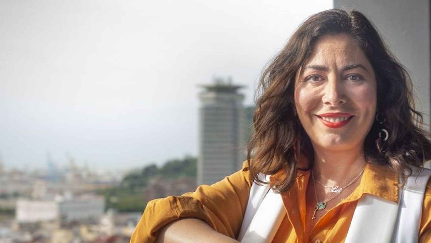Luz Guilarte, la azotea del Ayuntamiento de Barcelona / LENA PRIETO