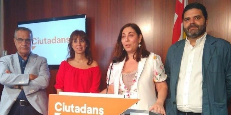 El grupo municipal de Ciutadans en el Ayuntamiento de Barcelona / EUROPA PRESS