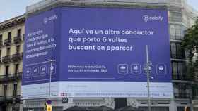 Error ortográfico en un cartel de Cabify en el centro de Barcelona / RRSS