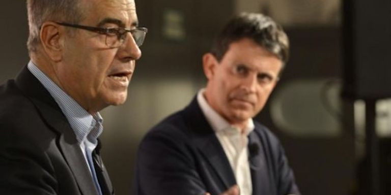 Celestino Corbacho con Manuel Valls en 2019 / ARCHIVO