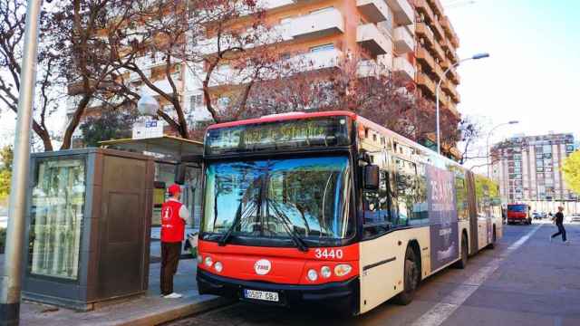 Un autobús de Transports Metropolitans de Barcelona (TMB) en una imagen de archivo