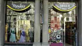 Antiguo escaparate de la tienda Menkes en la Gran Via de Barcelona / ARCHIVO