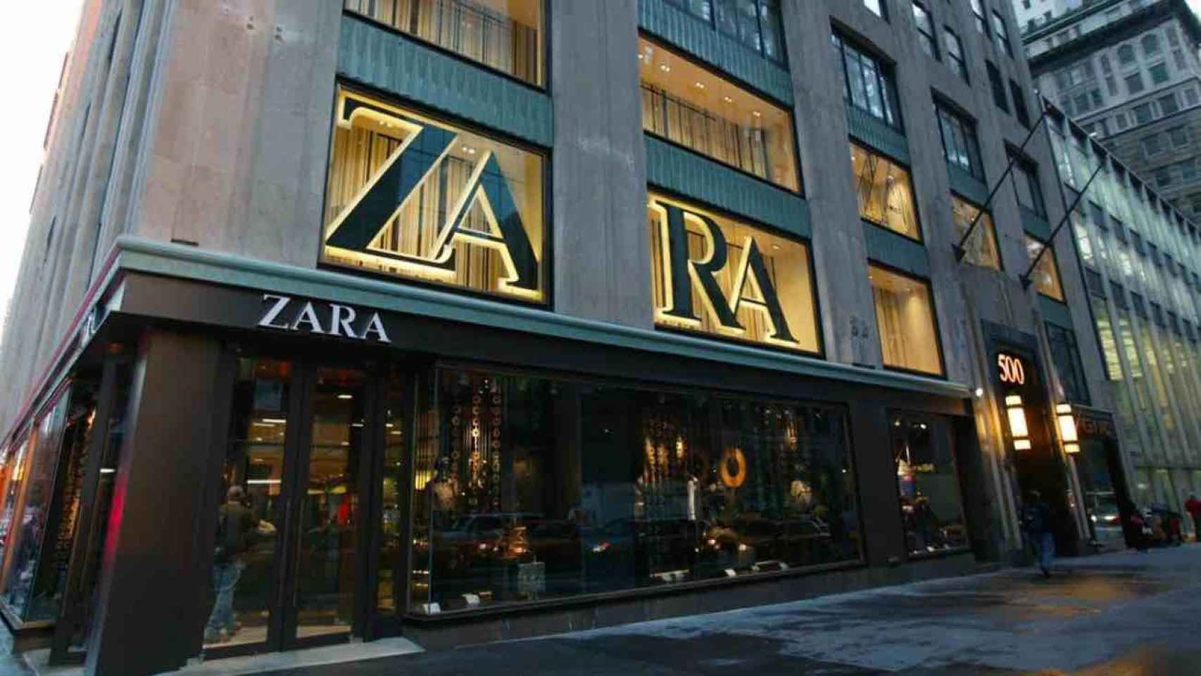 Exterior de una tienda de Zara (Inditex) en una imagen de archivo