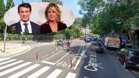 Fotomontaje de Valls, Gallardo y la calle Bori i Fontestà, donde la mujer ha sido atracada este miércoles / METRÓPOLI ABIERTA