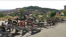 Descubren un cementerio de motos robadas en Collserola / TV3