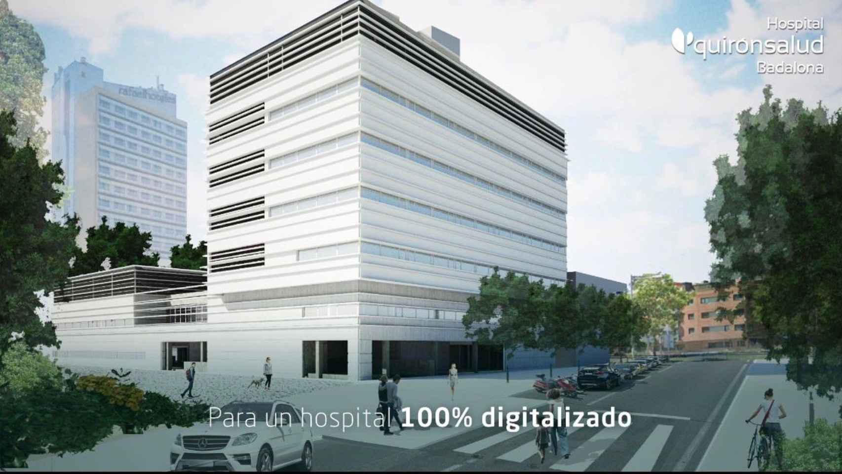 El nuevo hospital privado de Quirónsalud en Badalona que se inaugurará en 2023 / QUIRÓNSALUD