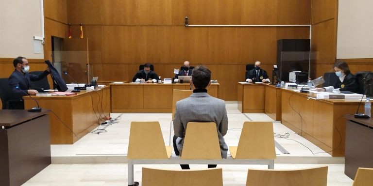 Marcel Vivet, en el juicio por el 'holi' de Via Laietana / EUROPA PRESS