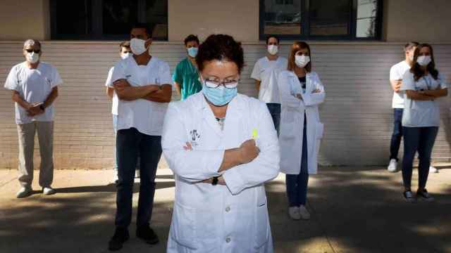 Sanitarios protestan ante el aumento de las agresiones / EFE