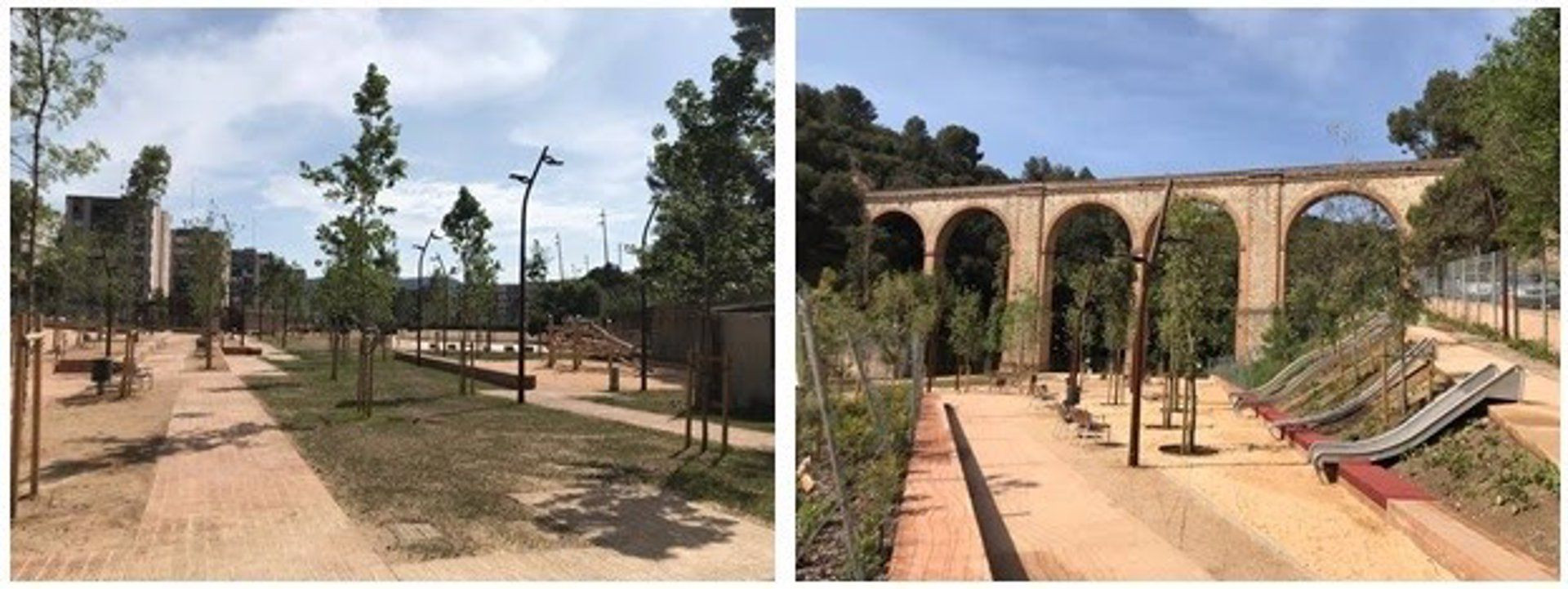 Parc de l'Aqüeducte en el barrio de Ciutat Meridiana / AYUNTAMIENTO DE BARCELONA