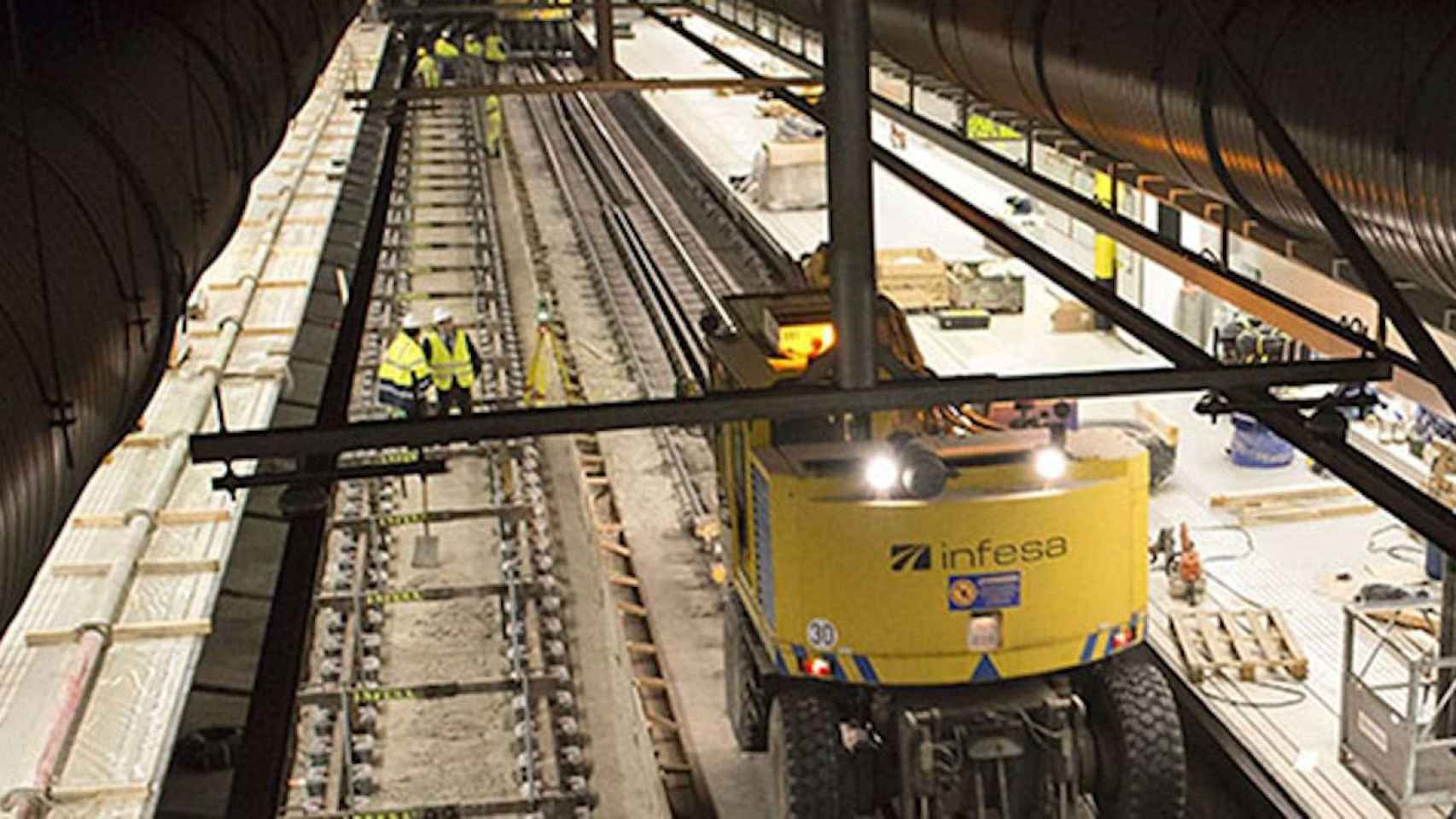 Obras en el Metro de Barcelona / TRANSPORTS METROPOLITANS DE BARCELONA