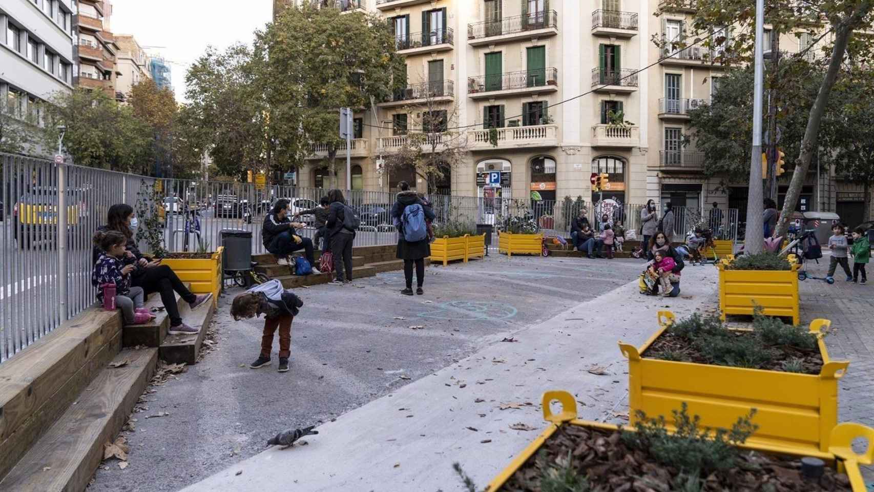 Entorno escolar pacificado en Barcelona / AYUNTAMIENTO DE BARCELONA