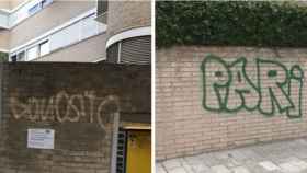 Grafitis en fincas de la Vila Olímpica / CEDIDAS