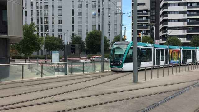 La nueva parada de metro, junto a la del tranvía / RP