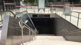 Boca de metro de la nueva estación Ernest Lluch / RP
