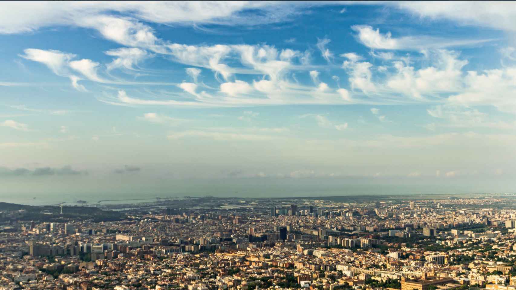 Vista panorámica de Barcelona / TWITTER - @alfons_pc