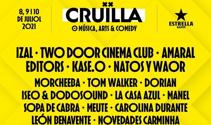 Cartel del Festival Cruïlla 2021 / CRUÏLLA
