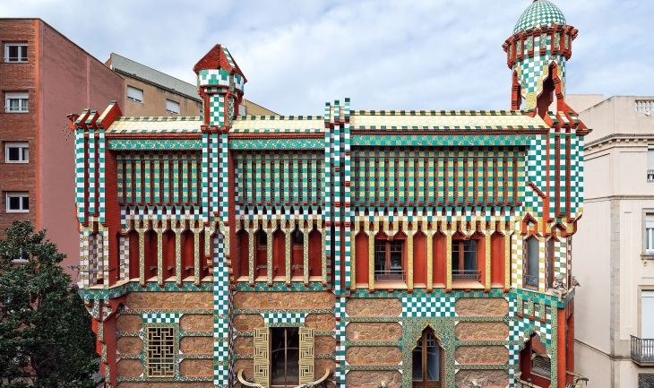 La Casa Vicens de Gaudí, una residencia de veraneo en el distrito de Gràcia
