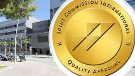 Imagen de la fachada del Hospital Dexeus con el Sello de Oro de la Joint Commission International / ARCHIVO
