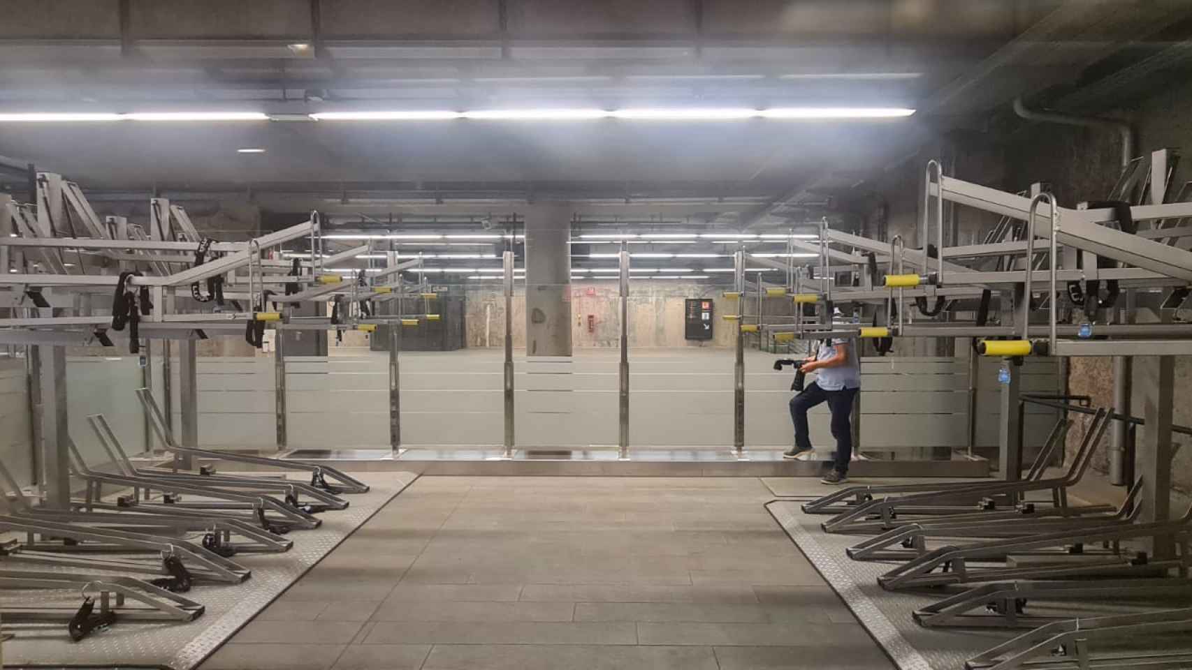Bicibox, el aparcamiento seguro para bicis, llega al metro de Barcelona
