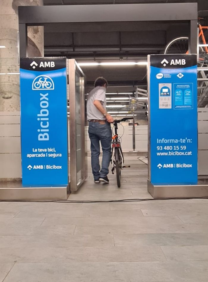 Bicibox en el metro