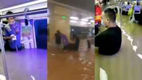 Grandes inundaciones en el metro de Zhengzhou, China / TWITTER