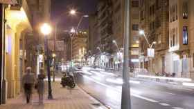 Iluminación en la calle de Balmes de Barcelona / AYUNTAMIENTO DE BARCELONA