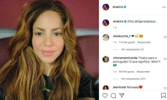 Publicación de Shakira en Instagram / RRSS