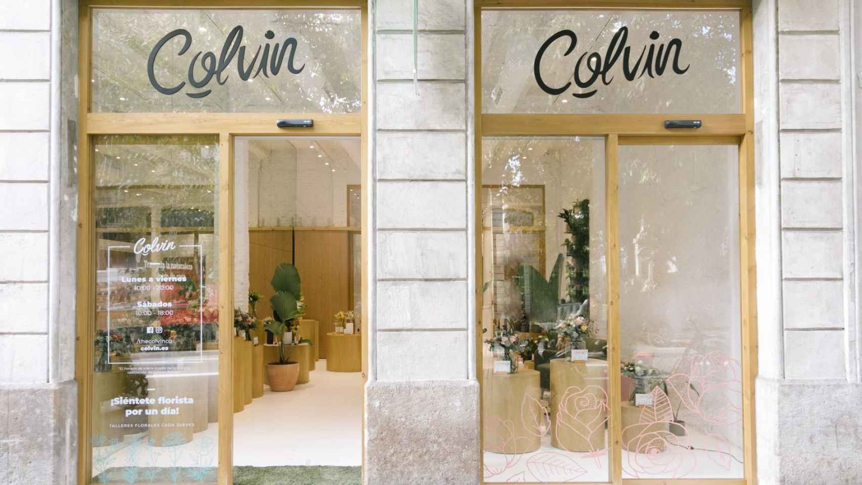 Exterior de la tienda Colvin en Barcelona / COLVIN