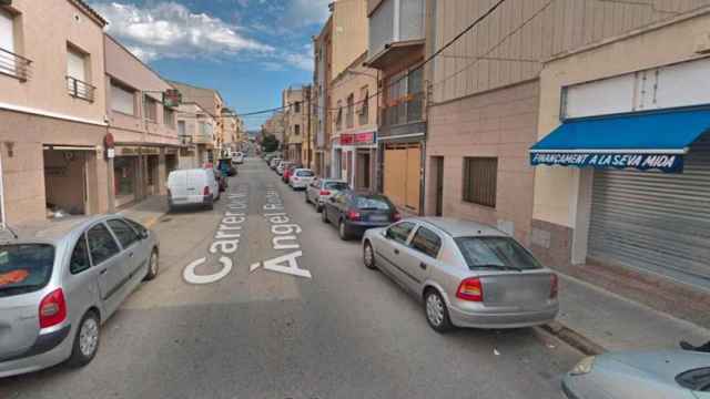 Calle de Terrassa donde ha aparecido el cadáver de una persona / GOOGLE STREET VIEW