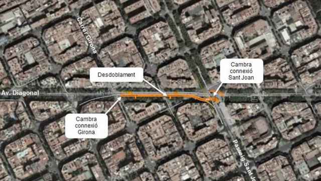 El Ayuntamiento de Barcelona ya ha ejecutado el 72% de las obras de ampliación del colector de la avenida Diagonal / AYUNTAMIENTO DE BARCELONA