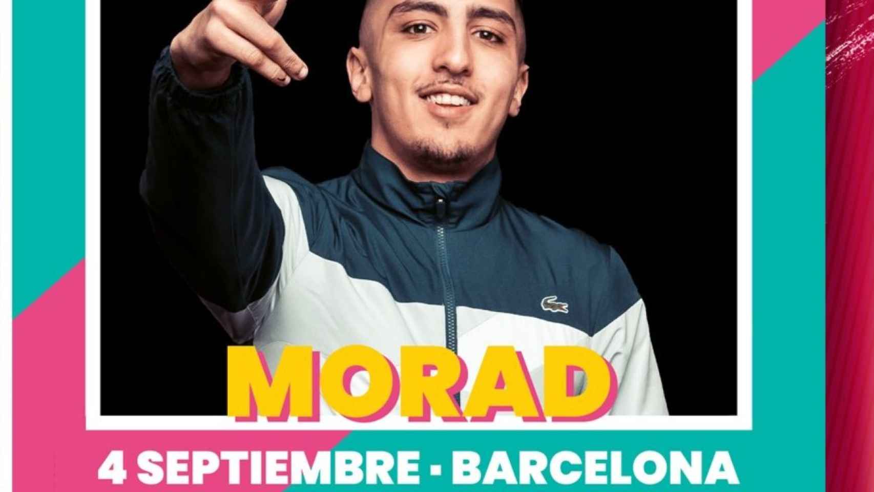 Imagen promocional del concierto de Morad en Barcelona / FLAIX FM