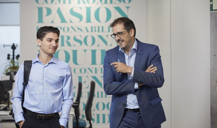 Guillermo Pujadas e Iker Barricat, CEO de Adecco / CEDIDA