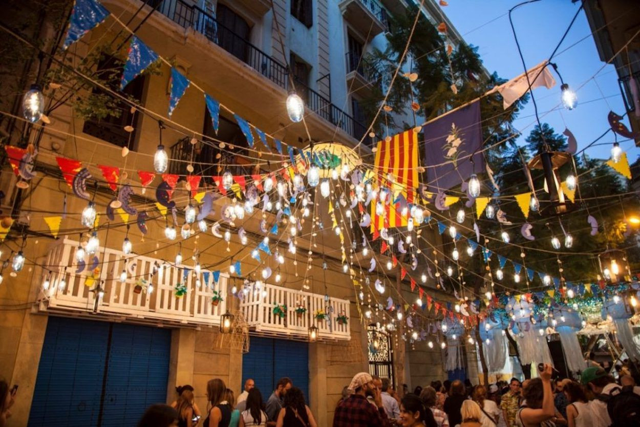 Imagen de las fiestas de Gràcia en una edición anterior / AYUNTAMIENTO DE BARCELONA