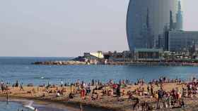 Playa de la Barceloneta en una imagen de archivo