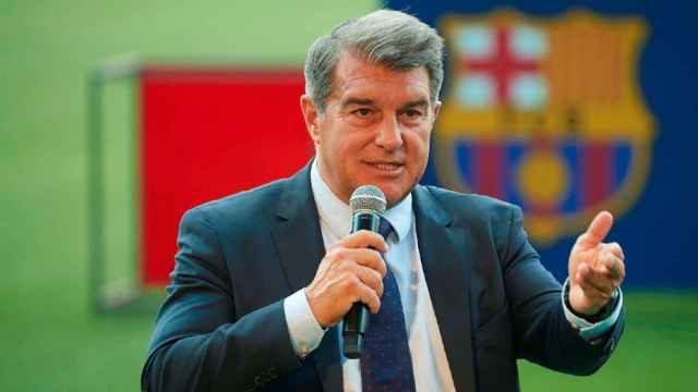 El presidente del FC Barcelona, Joan Laporta / EFE