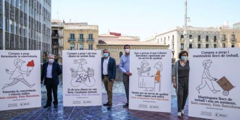 Acto de promoción del comercio de proximidad en Barcelona / AJ BCN